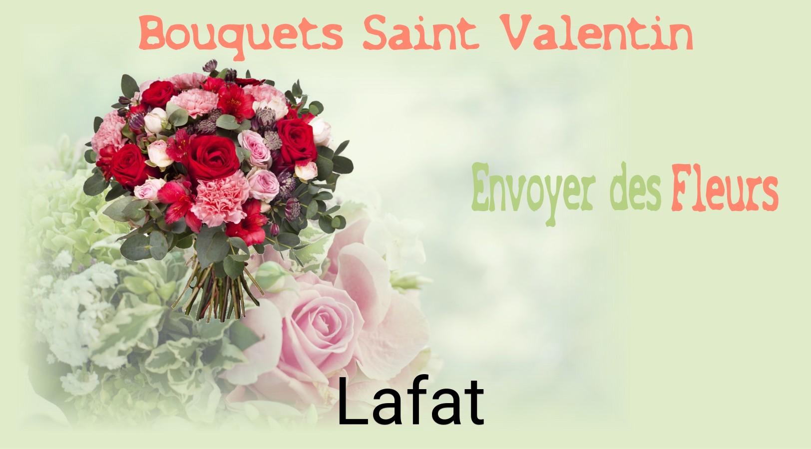 Roses de Saint-Valentin livrées à Lafat
